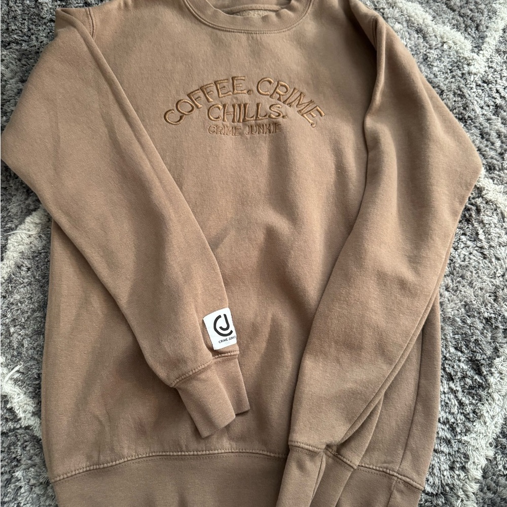 Crime Junkie Crewneck Sweater